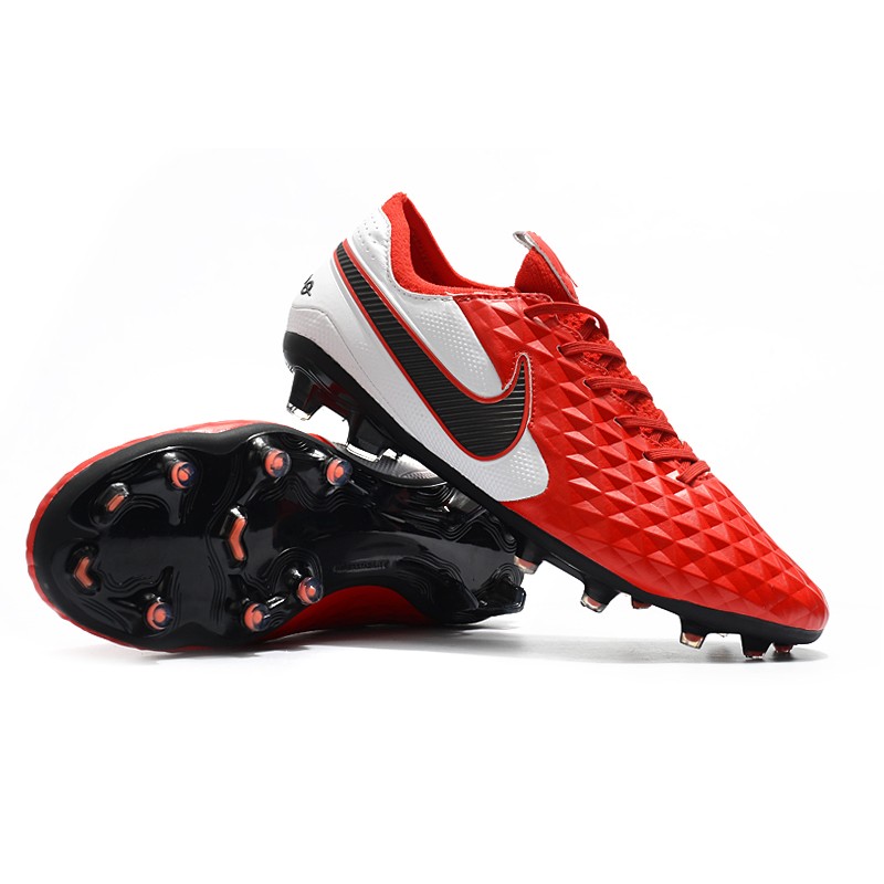 Nike Tiempo Legend Elite FG Červené Bílý Černá